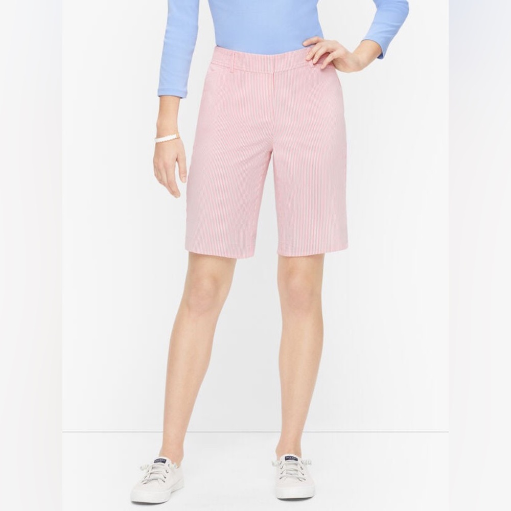 Talbots Perfect Shorts Seersucker 9”